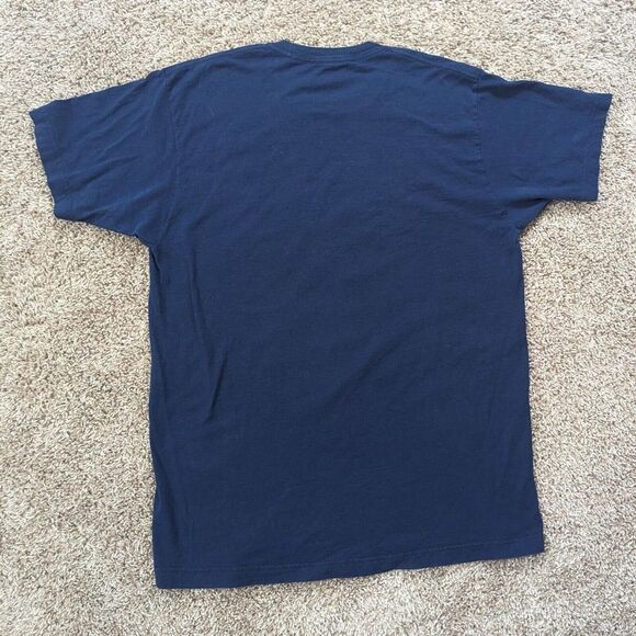 Funimation My Hero Academia T-Shirt Men's Sz Large Graphic Print Anime Navy Blue - Picture 5 of 5